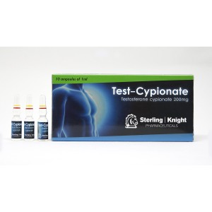 Test-Cypionate, Sterling Knight 10 amps [200mg/1ml]